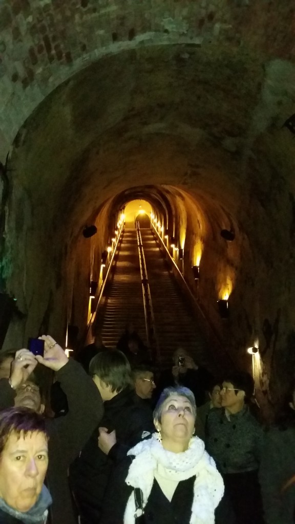 30m sous terre et 10°c